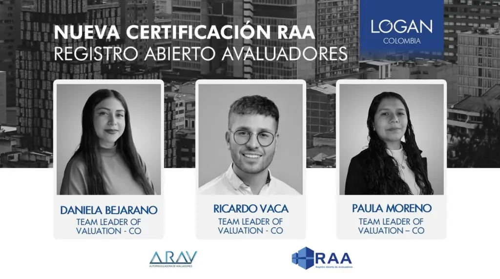 LOGAN Valuation Leaders Earn RAA Certification